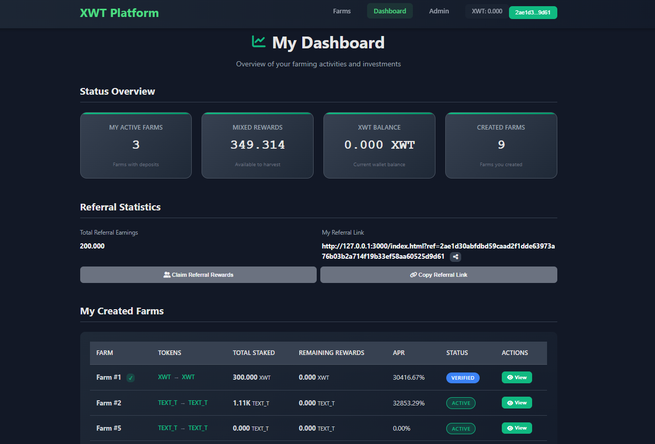 Referral System Feature